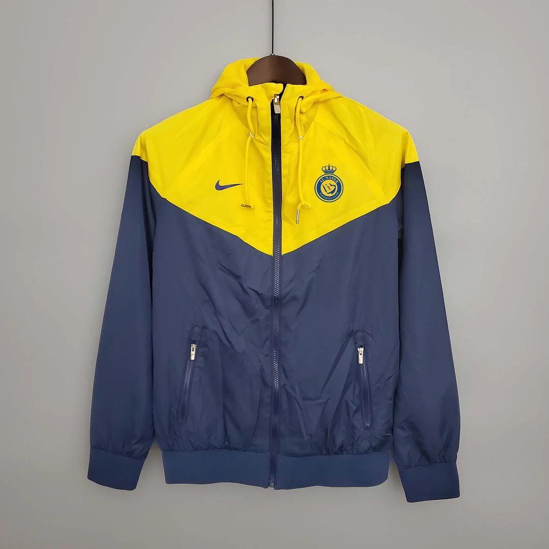 Al Nassr Blå-Gul Windbreaker (2023/2024)