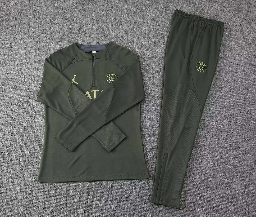 PSG Armygrøn Tracksuit (2023/2024)