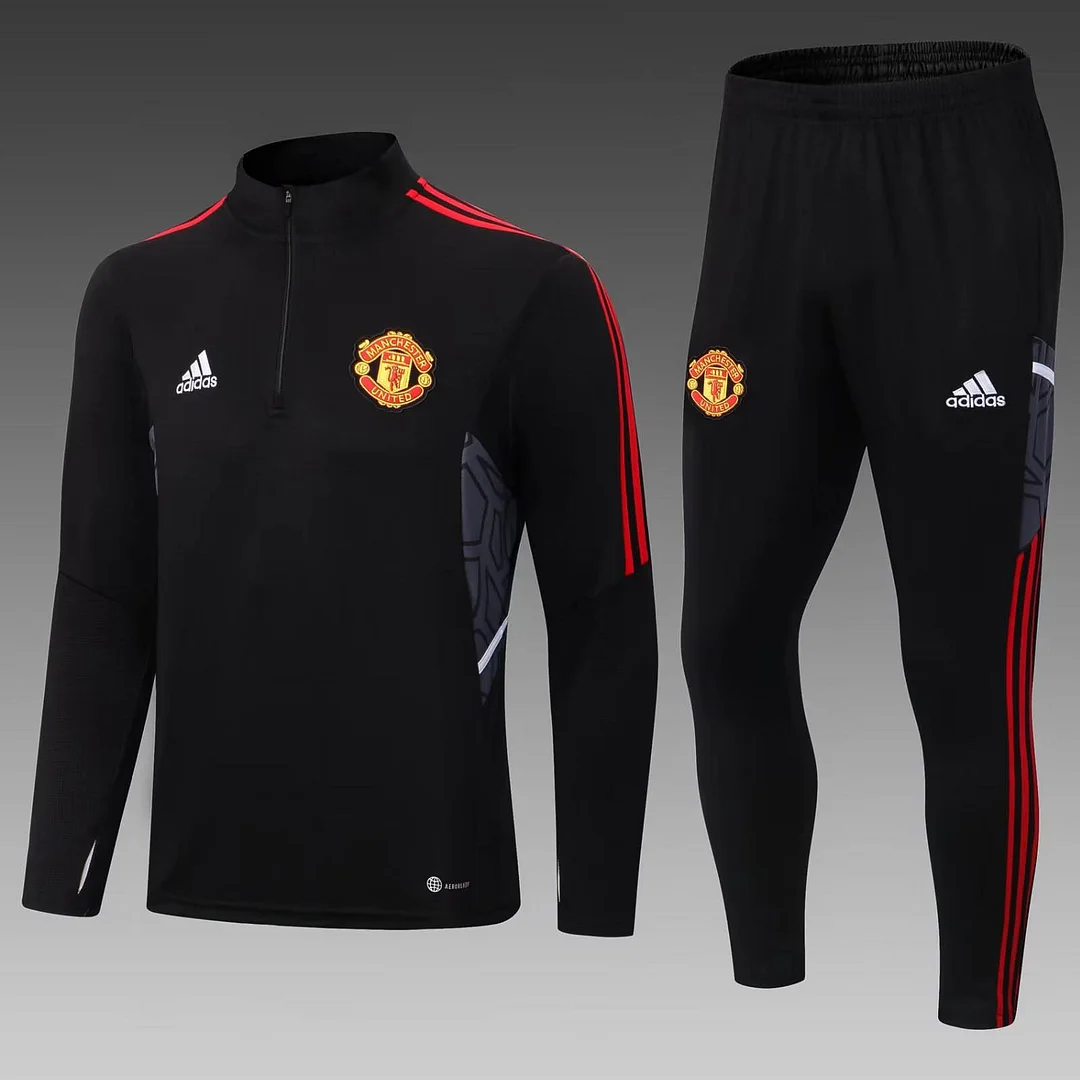 Manchester United Sort Tracksuit (2022/2023)