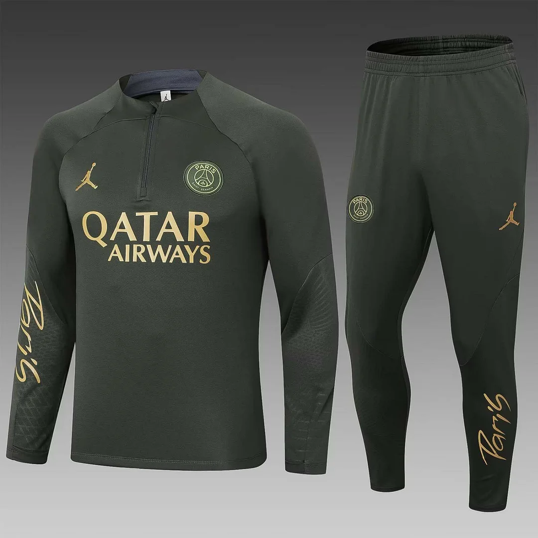 PSG Armygrøn Tracksuit (2023/2024)