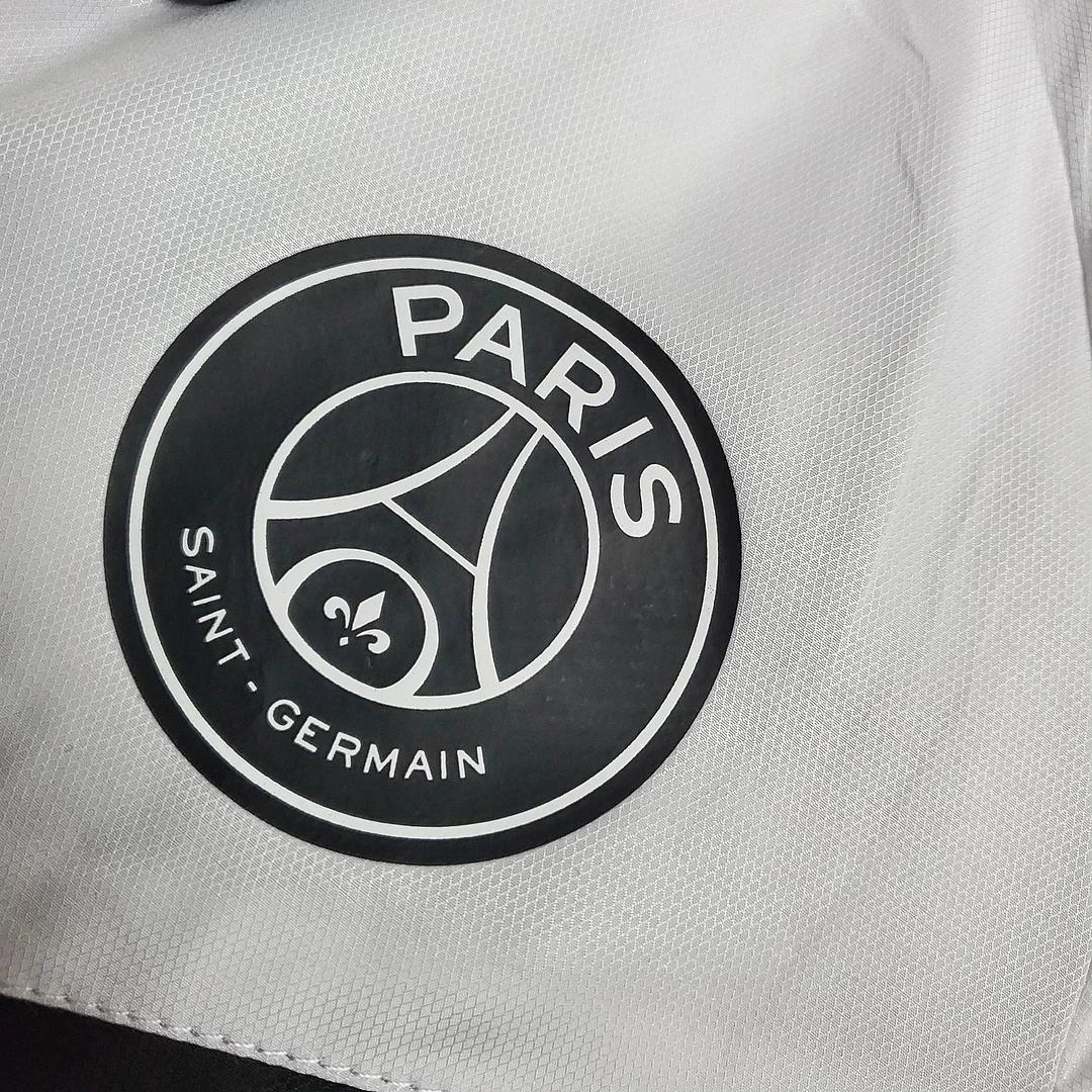 PSG Sort-Hvid Windbreaker