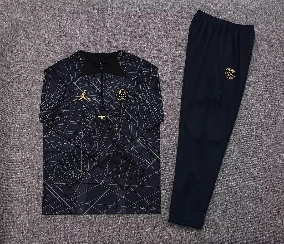 PSG Sort/Guld Tracksuit (2022/2023)